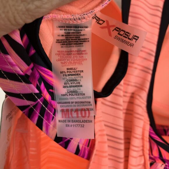 Zeroxposur Sun Smart Ruched 2-In-1 Tankini Top Womens Size M/10 Tigerlily NWT - Picture 13 of 15